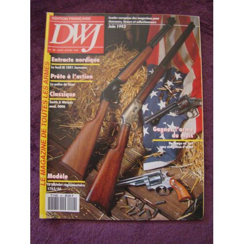 Dwj Deutsches Waffen Journal N° 20 1992 La Police De Saxe Carab Martin 1894 Pistolet Lancaster Pist Psm Smith Et Wesson 4006 Colt Browning Rev Comblain Pist Regle 1763/66 Restauration Et Conservation Fer Et Acier Armee Confederee 20 20