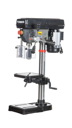 Perceuse d'établi professionnelle jusque ø 16 mm raccord CM2 400W 230V 5 vitesses 34 kg Torros DT16M