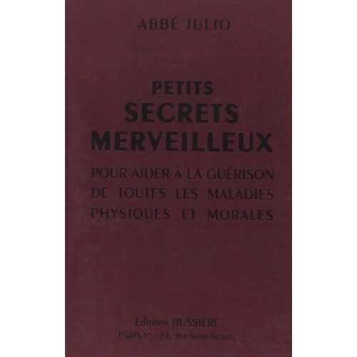 Le Petit Secret Merveilleux De L ' Abbé Julio