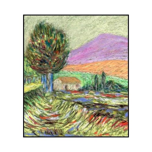 Mas Isolé N ° 5 - Pastel Original