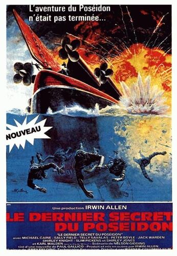 Le Dernier Secret Du Poséidon - 1978 - Michael Caine - Affiche Cinema Originale