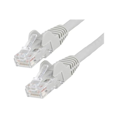 StarTech.com Câble Ethernet CAT6 2m - LSZH (Low Smoke Zero Halogen) - Cordon RJ45 UTP Anti-accrochage 10 GbE LAN - Câble Réseau Internet 650MHz 100W PoE - Gris - Snagless - 24AWG (N6LPATCH2MGR) -...