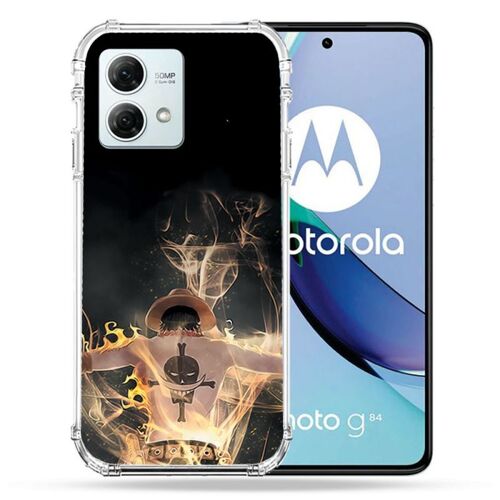 Coque Renforcée Pour Motorola G84 5g Manga One Piece Ace Noir