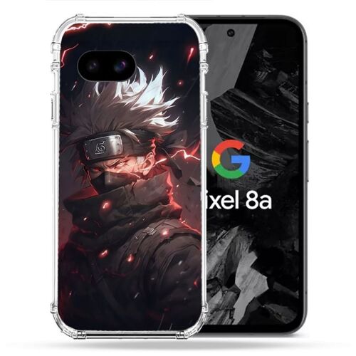 Coque Renforcée Pour Google Pixel 8a Manga Naruto Kakashi Dark