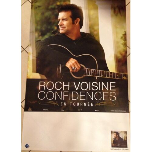 Roch Voisine - Confidences - Affiche / Poster Envoi En Tube