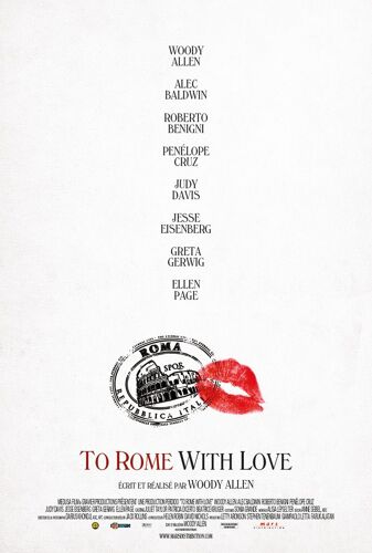 To Rome With Love - 2012 - Penélope Crue - Affiche Cinema Originale