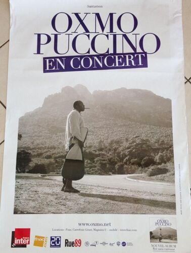 Oxmo Puccino - Roi Sans Carrosse - Affiche / Poster Envoi En Tube