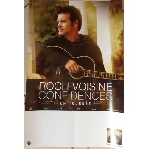 Roch Voisine - Confidences - Affiche / Poster Envoi En Tube