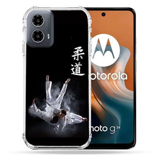 Coque Renforcée Pour Motorola G34 5g Sport Judo Noir