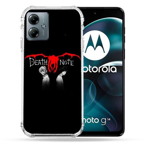 Coque Renforcée Pour Motorola G14 4g Manga Death Note Noir
