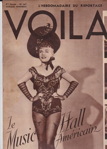 Voilà. L'hebdomadaire Du Reportage, N° 367, 1 Er Avril 1938. Contient Entre Autres : Reportages Indiscrets (2 P.). La Prochaine Victime : Le Lichtenstein (Victime De Hitler¿) (1 P.). Le...
