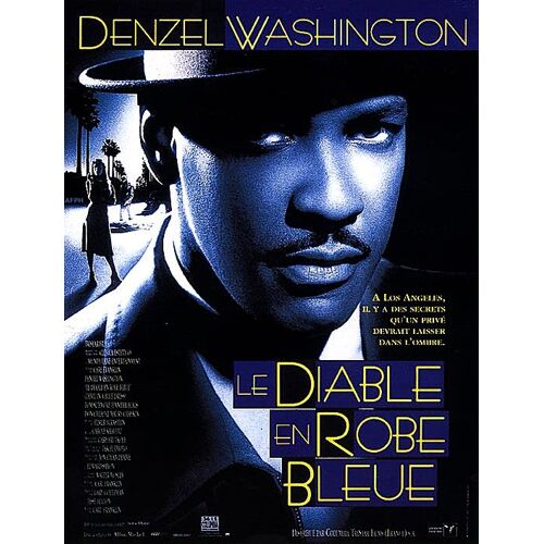 Le Diable En Robe Bleue - Affiche Originale De Cinéma - Format 40 X53 - De Carl Franklin - 1996 - Denzel Washington - Tom Sizemore - Jennifer Beals - Don Cheadle