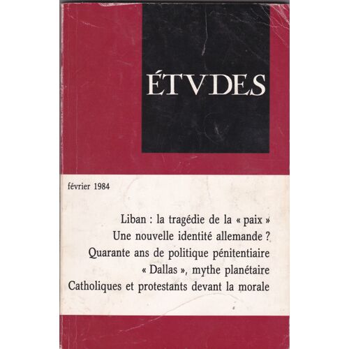 Etudes T.360 Fevrier 1984