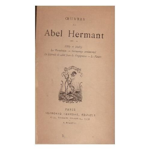 Oeuvres De Abel Hermant