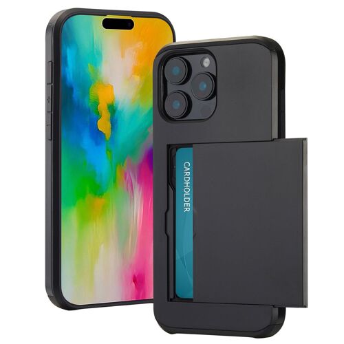 imoshion Coque arrière avec porte-cartes iPhone 16 Pro Max Noir