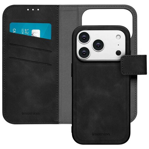 imoshion Etui de télephone luxe 2-en-1 amovible iPhone 17 Pro Noir