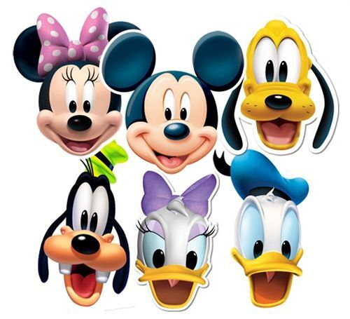 Lot De 6 Masques Mickey Et Ses Amis Disney - Enfants
