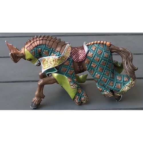 Figurine Cheval Papo 2007, Chevalier, Moyen-Age, Château-Fort