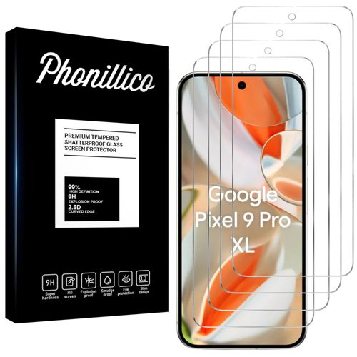 Verre Trempé Pour Google Pixel 9 Pro Xl [Pack 4] Film Vitre Protection Ecran Phonillico®