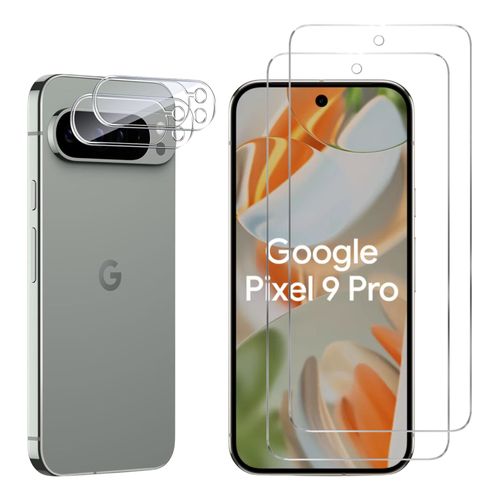 Verre Trempé Pour Google Pixel 9 Pro Et Protection Caméra [Pack 2] Film Vitre Protection Phonillico®