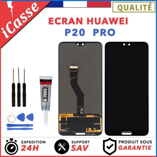 Ecran Pour Huawei P20 Pro Clt-L29 Clt-L09 Al00 Vitre Tactile Outils + Colle