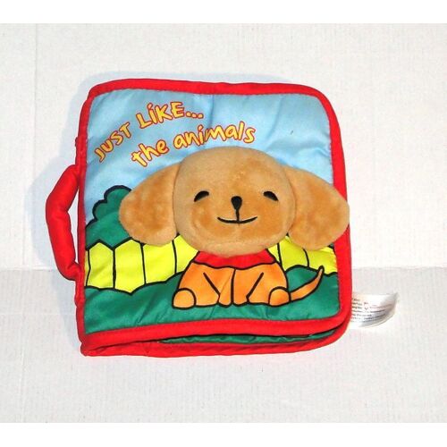 Livre En Peluche Just Like The Animals Anglais Pouet Grelot Ready Forlife