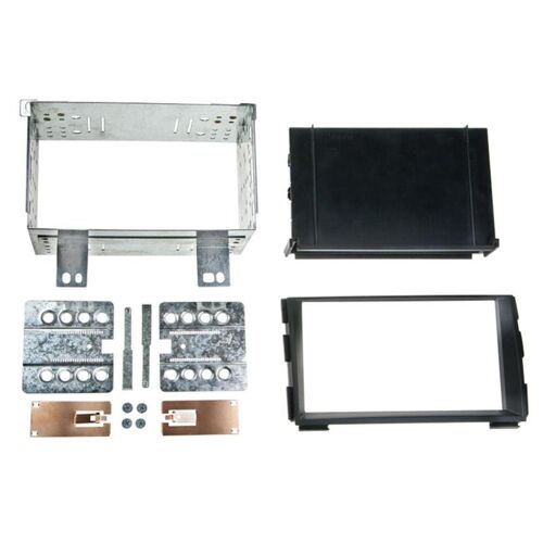 Kit Facade 2din Compatible Avec Kia Ceed 09-12 Pro Ceed 11-13 Avec Vide-Poche - Noir