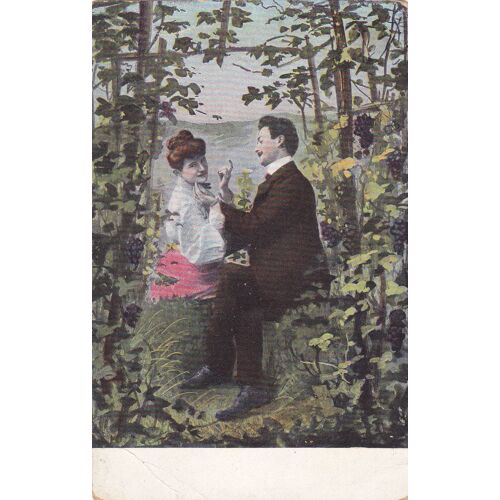 Carte Ancienne Couple