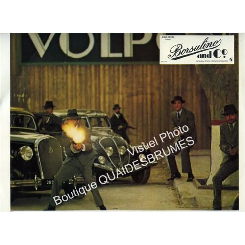 Borsalino And Co. : Photo D'exploitation Cinématographique - Format 23,5x30 Cm - De Jacques Deray Avec Alain Delon, Riccardo Cucciolla, Catherine Rouvel, André Falcon - 1974