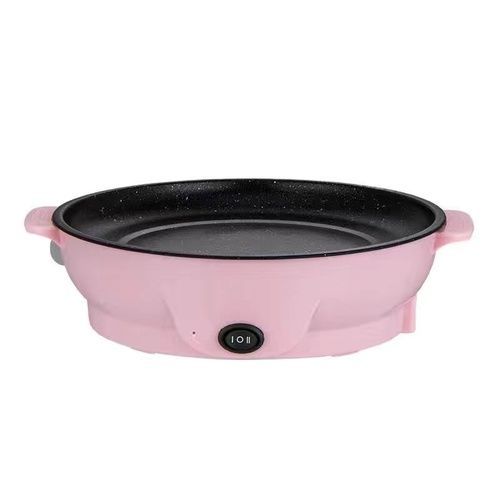 Plaque de cuisson électrique multifonctionnelle,cuisson intégrée,plateau antiadhésif,barbecue sans fumée - Type Powder 26CM #A