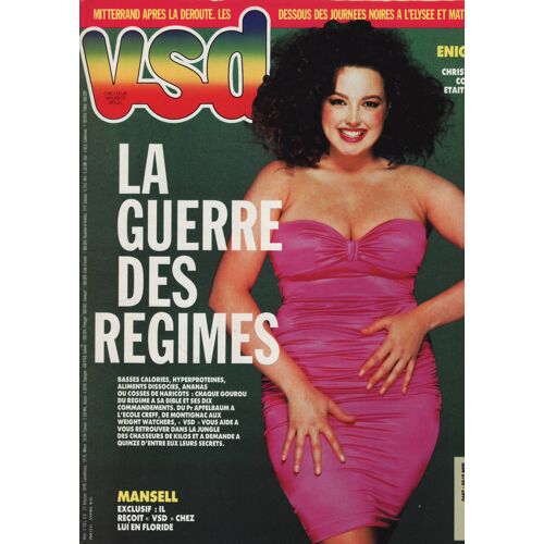 Vsd / 02-04-1992 N°761 : André Courrèges (1,5p) - Nigel Mansell (9p) - La Toya Jackson (2p)