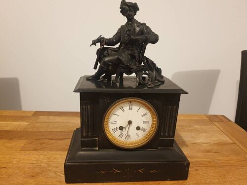 Horloge Napoleon Iii Mécanisme Bernard Lyon En Marbre
