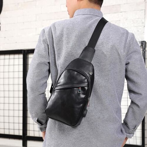 Hommes Sac Messenger Casual Poitrine Sac À Dos Petit Sac À Bandoulière Sac16185