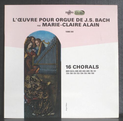 Bach 16 Chorals Marie-Claire Alain Orgues Marcussen De La Holmenskirke (Danemark)