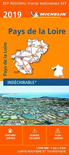Pays De La Loire (Edition 2019) - Carte Routière 1/200 000
