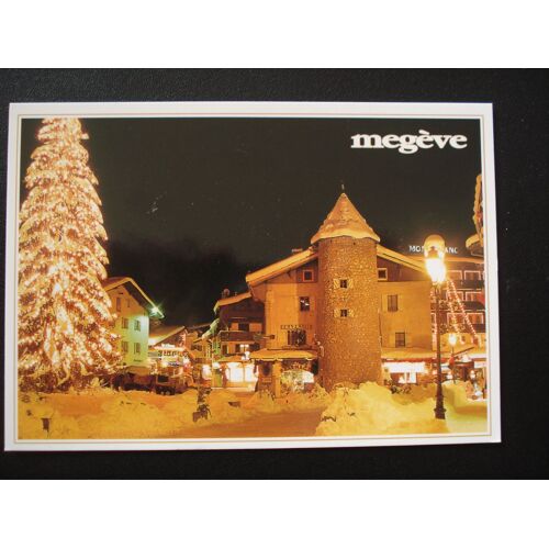 Carte Postale Centre Ville De Megève