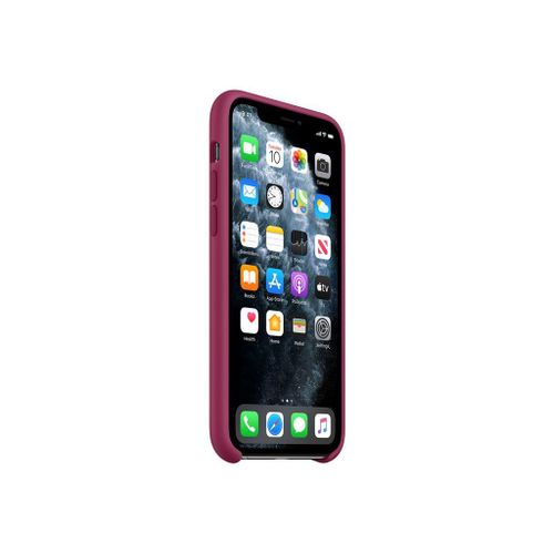 Apple - Coque De Protection Pour Téléphone Portable - Silicone - Rouge Grenade - Pour Iphone 11 Pro
