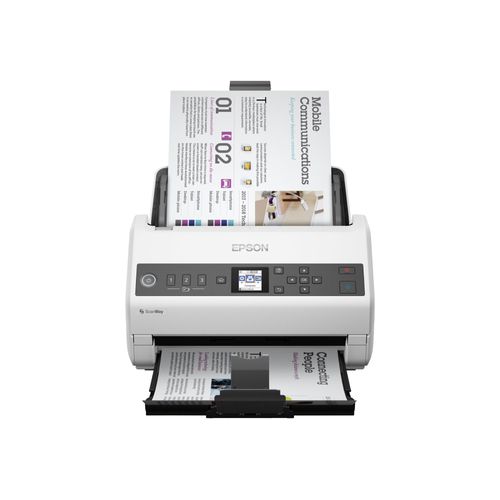 Epson WorkForce DS-730N - Scanner de documents - Capteur d'images de contact (CIS) - Recto-verso - A4/Legal - 600 dpi x 600 dpi - jusqu'à 40 ppm (mono) / jusqu'à 40 ppm (couleur) - Chargeur...
