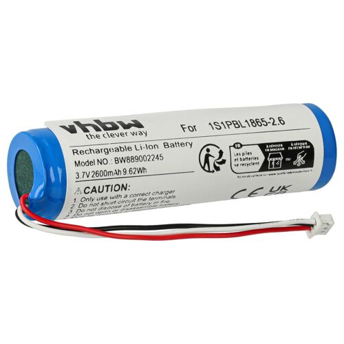 vhbw Batterie compatible avec Philips Avent SCD833, SCD835, SCD833/26, SCD835/26, SCD831, SCD831/26 moniteur bébé, babyphone (2600mAh, 3,7V, Li-ion)