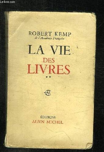 La Vie Des Livres Tome 2.