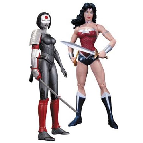 The New 52 Pack 2 Figurines Wonder Woman Vs. Katana 18 Cm