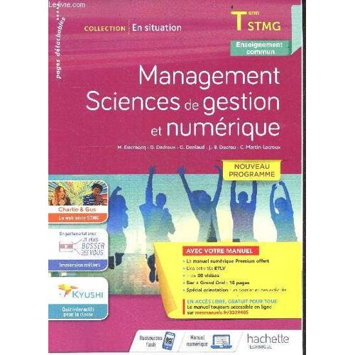 Management, Sciences De Gestion Et Numérique, Terminale Stmg, Enseignement Commun - Collection En Situation - Nouveau Programme - Pages Detachables - Specimen Enseignant