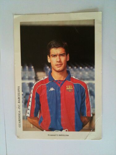 Carte Postale F.C Barcelone Pep Guardiola