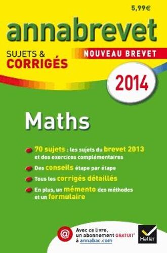 Mathématiques - Sujets Et Corrigés