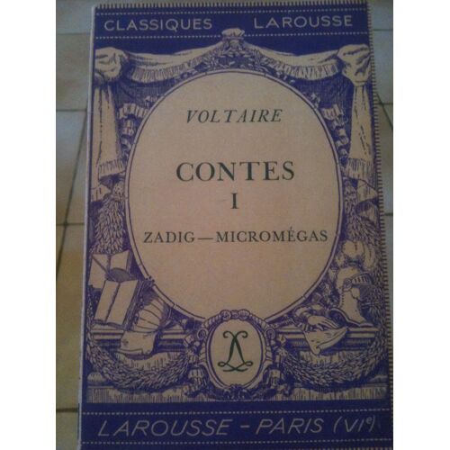 Contes I Zadig Micromégas