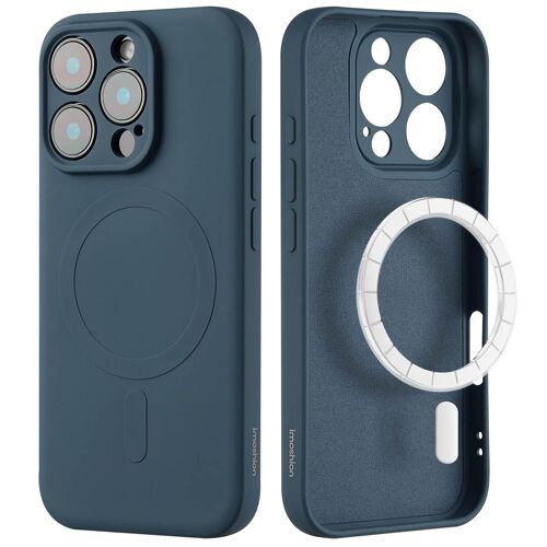 Imoshion Coque Couleur Avec Magsafe Iphone 16 Pro Bleu Foncé