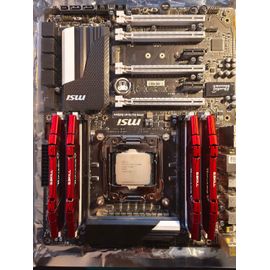 Carte mère Msi x99s Avec Intel core i7 et 32 go de RAM