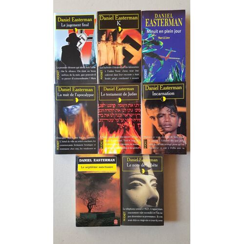 Daniel Easterman - Lot De 8 Livres