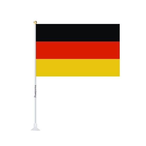 Mini drapeau ventouse Drapeau de l'Allemagne 14x21cm en 1 pièce