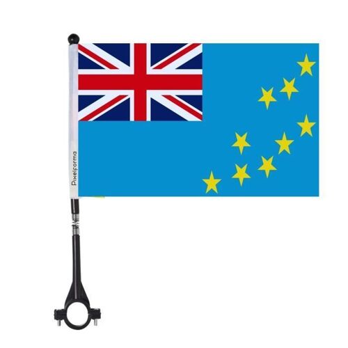 Drapeau de vélo des Tuvalu 10 pièces en polyester